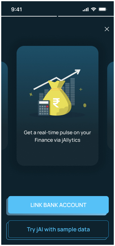Tap on Link bank Account