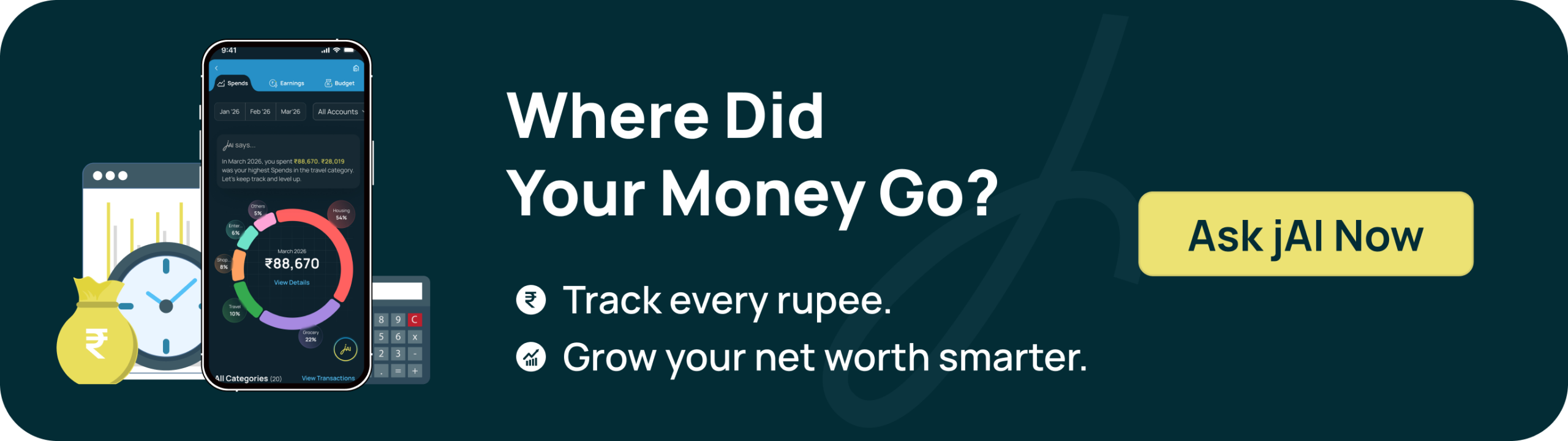 AI expense tracker app to monitor spending and understand where your money goes